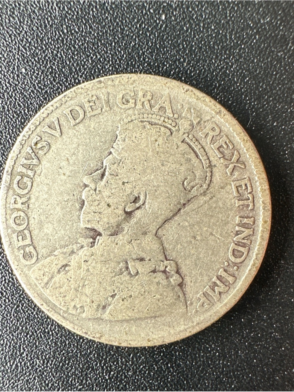 1918 Canada 25 Cents Quarter Silver Circulated Coin- EF - Low Mintage - Rare